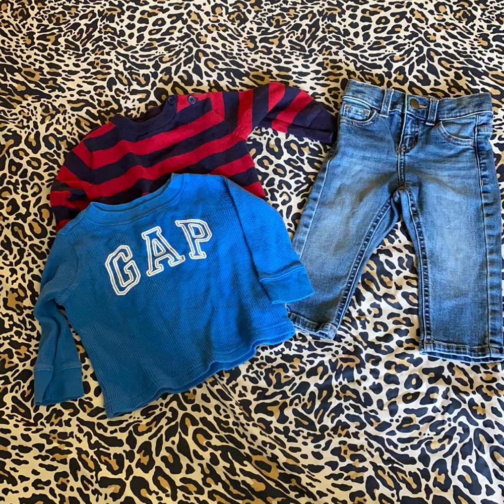 Shirts and pants 12 month boy